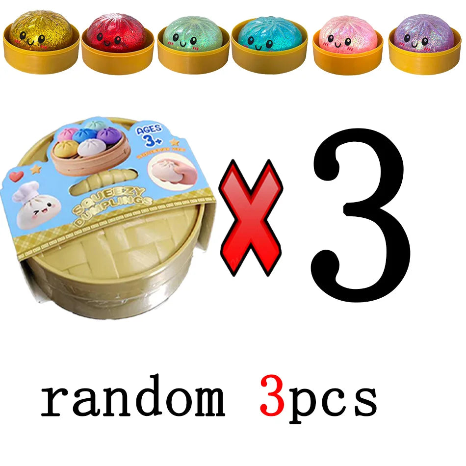 Kawaii Dumpling Squishy Sensory Fidget Toy