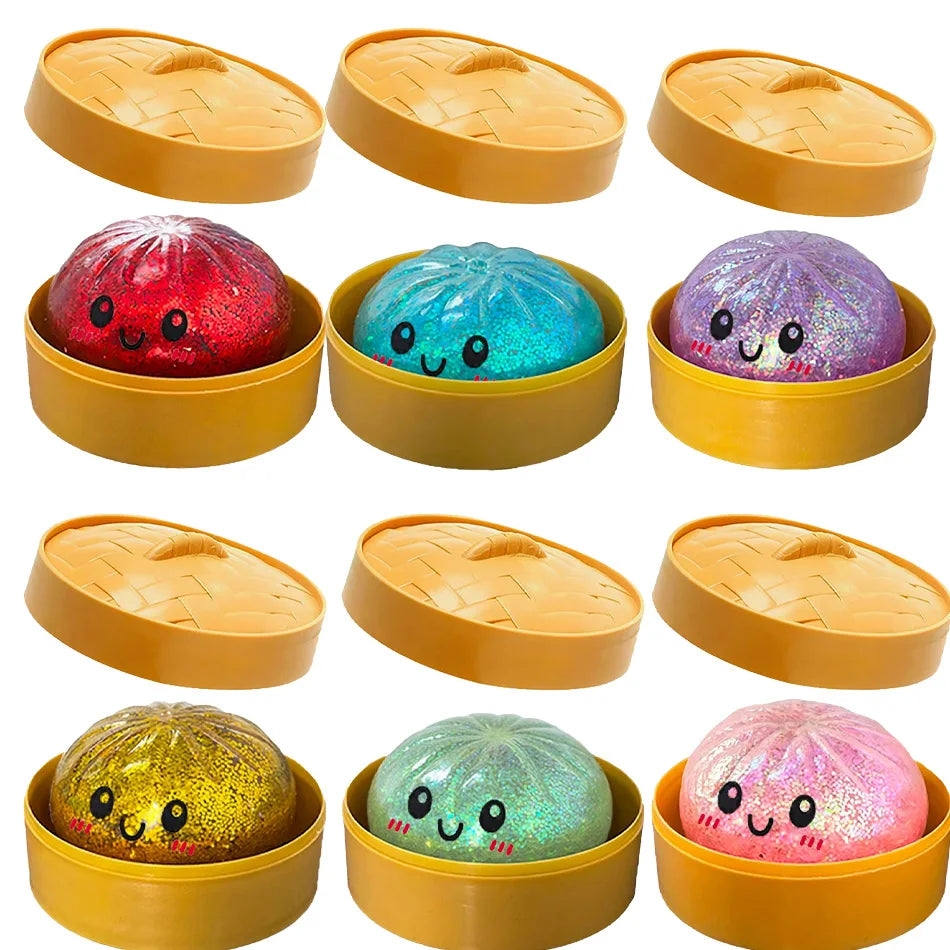 Kawaii Dumpling Squishy Sensory Fidget Toy