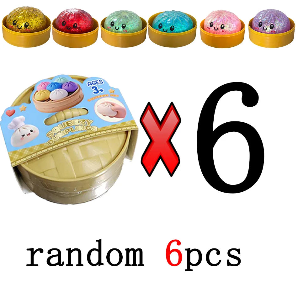 Kawaii Dumpling Squishy Sensory Fidget Toy