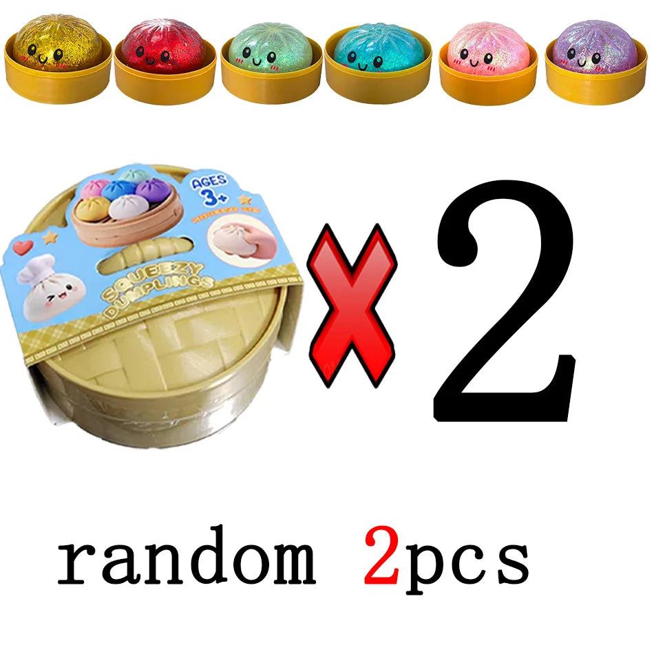 Kawaii Dumpling Squishy Sensory Fidget Toy